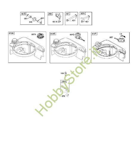 G - Alimentazione carburante, accensione B&S - 12 €¦ 126T02-4825-B1 brand Stihl